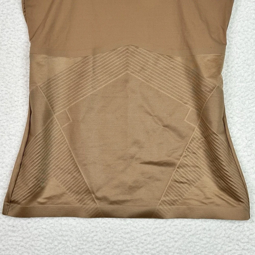 Spanx Thinstincts 2.0 Tank Womens Large Tan‎ Seamless Shaping Compression Cami